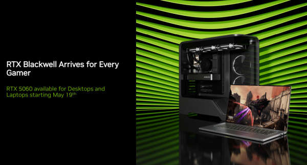 Computex 2025｜【震撼價】NVIDIA RTX 5060 8GB 登場！DLSS4 顯示卡平價首選！