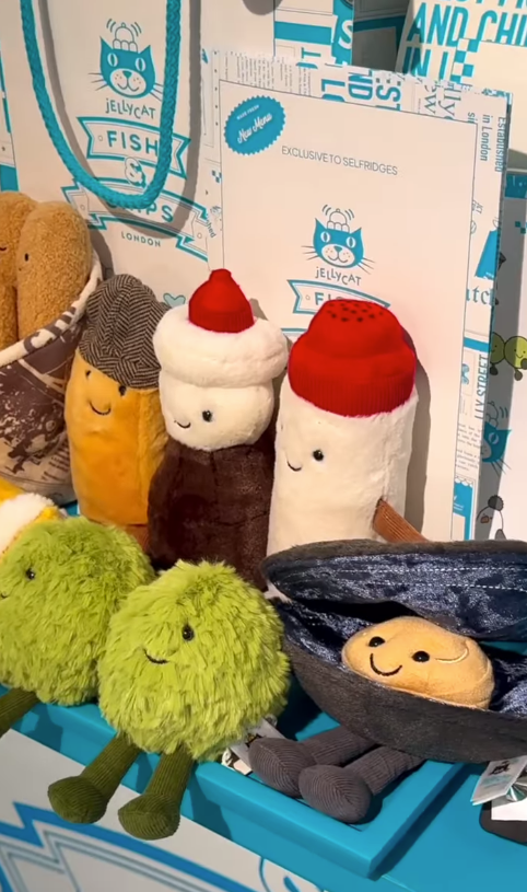 Jellycat全新英國限定新品！香腸/青口/洋蔥 可愛爆登