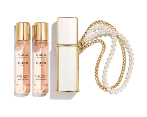 2025手袋吊飾推介3. CHANEL COCO MADEMOISELLE EAU DE PARFUM INTENSE REFILLABLE PURSE SPRAY