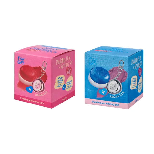 2025手袋吊飾推介6. fwee 唇頰兩用布丁膏 鑰匙扣套組