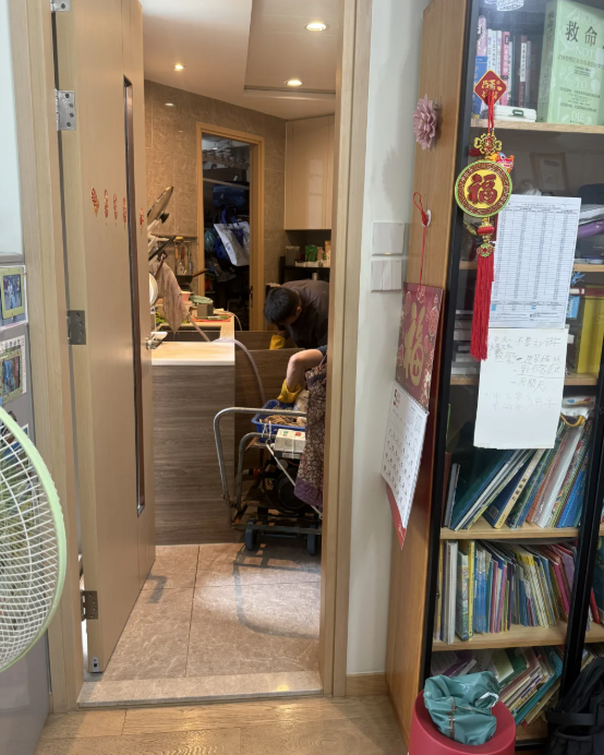 港漂通渠被劏呻中伏，圖片來源：小紅書@飘雪茉莉。