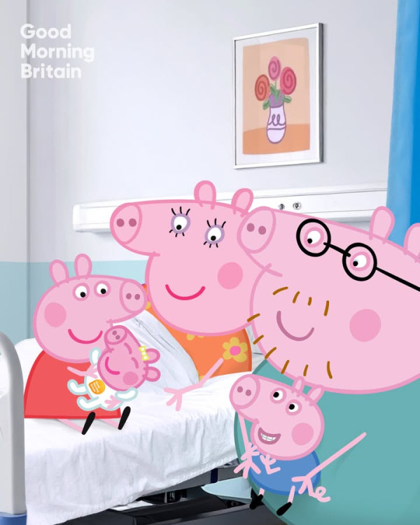 Peppa Pig媽媽順利誕下新成員女兒Evie！一家五口合照曝光 與威廉王子兒女同一間醫院