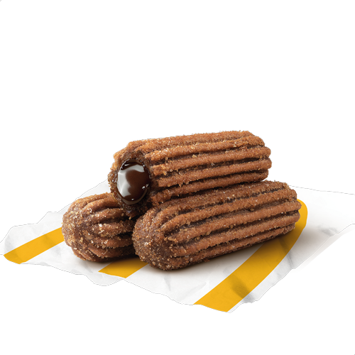 韓國麥當勞：Bite Sized Choco Churros（朱古力肉桂迷你脆條）單售$18，套餐加配$15（早上 11 時後供應）