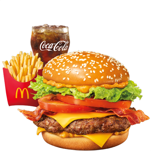 來自美國麥當勞：BLT Angus Burger （ BLT 安格斯）套餐價$58 （早上 11 時後供應）