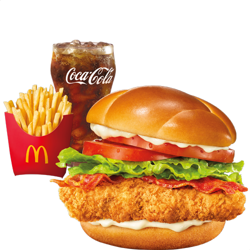 加拿大麥當勞：BLT Crispy Chicken Burger（ BLT 脆雞堡）套餐價$54（早上 11 時後供應