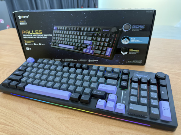 實試｜XPower Palles三模熱插可換軸機械鍵盤 Gasket結構+青軸手感＄399抵玩星空鍵盤