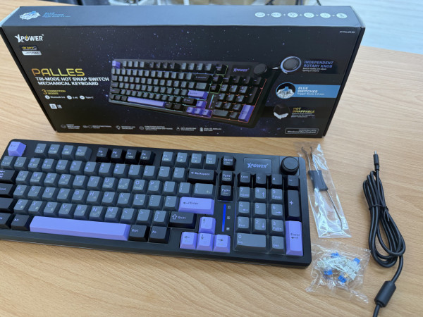 實試｜XPower Palles三模熱插可換軸機械鍵盤 Gasket結構+青軸手感＄399抵玩星空鍵盤