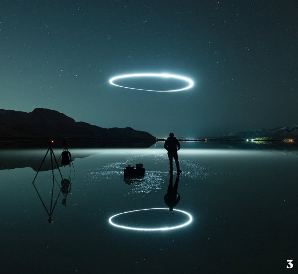 真的不是AI！無人機光影拍攝懸浮空中「窗簾」   猶如異世界奇景超夢幻 