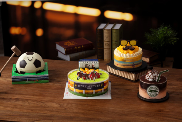 美心西餅父親節蛋糕系列登場   威士忌／熱狗巴士／馬場造型／足球敲敲蛋糕