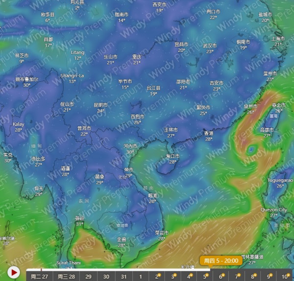 香港打風？美國GFS預測熱帶氣旋恐生成下6月周末接近香港