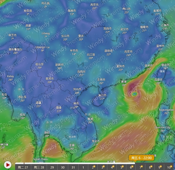 香港打風？美國GFS預測熱帶氣旋恐生成下6月周末接近香港