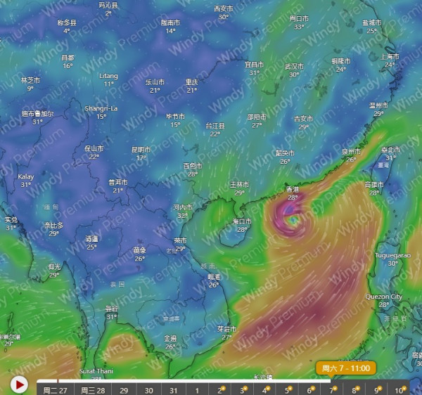 香港打風？美國GFS預測熱帶氣旋恐生成下6月周末接近香港
