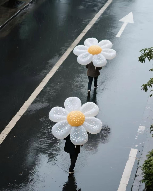 Threads爆紅G-Dragon同款AI小雛菊雨傘 夢幻設計有望實體化?