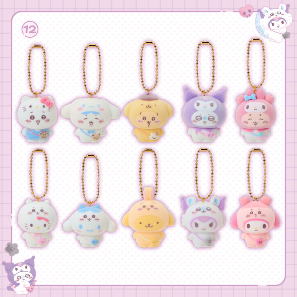 Sanrio x Chiikawa驚喜聯乘 推毛公仔/吊飾/髮夾 附發售詳情 