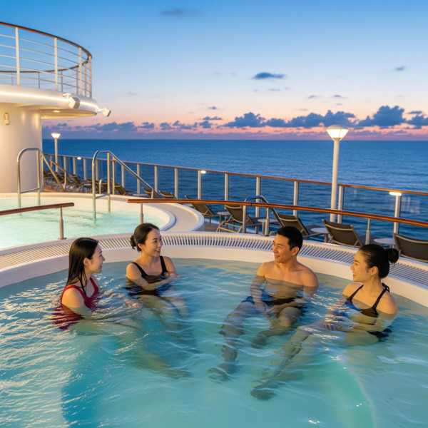 浸浴前後也一定要好好淋浴,以確保任何潛在的致病菌最終都會進入下水道。(AI製圖) 浸浴前後也一定要好好淋浴,以確保任何潛在的致病菌最終都會進入下水道。(AI製圖)