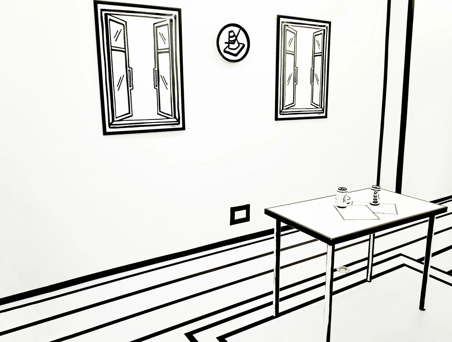 將黑白漫畫帶到現實  美國藝術家街頭駕駛2D汽車！ 