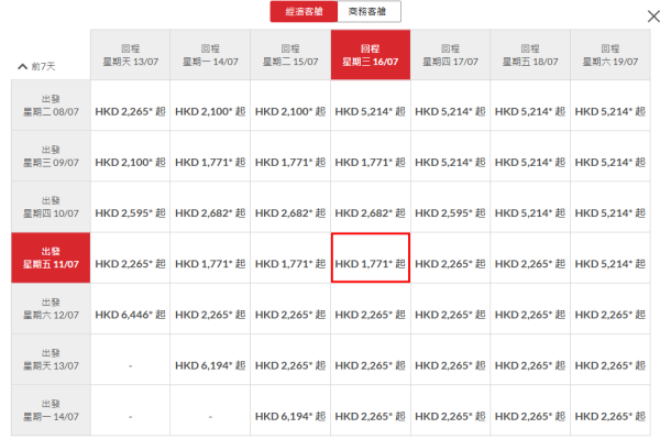 港航日本機票優惠！來回機票包23kg行李連稅$1262起
