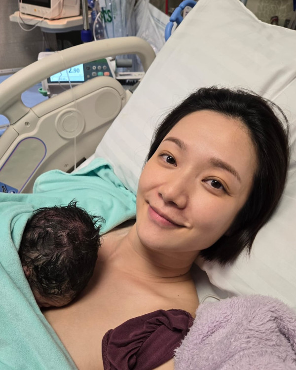前港姐亞軍宣佈平安順產誕下囡囡 公開BB側面照：最好的都給她