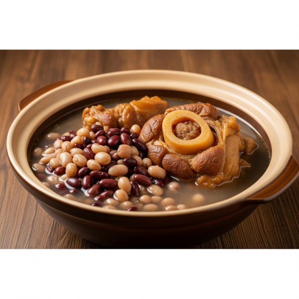 節瓜章魚花生眉豆豬骨湯