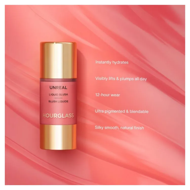 小麥肌膚色胭脂推薦｜12.HOURGLASS Unreal Liquid Blush 