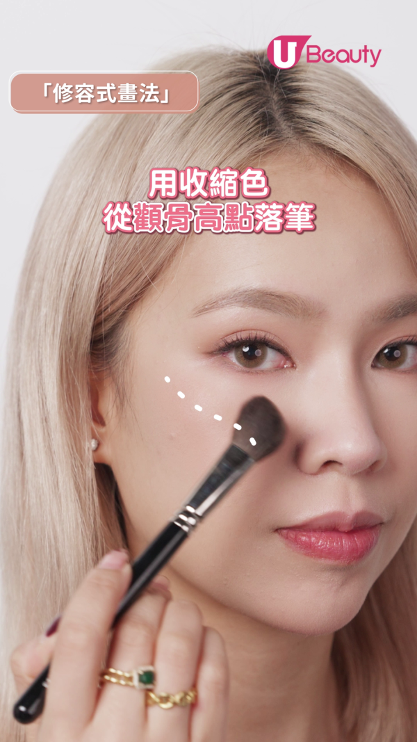 化妝師胭脂畫法位置教學