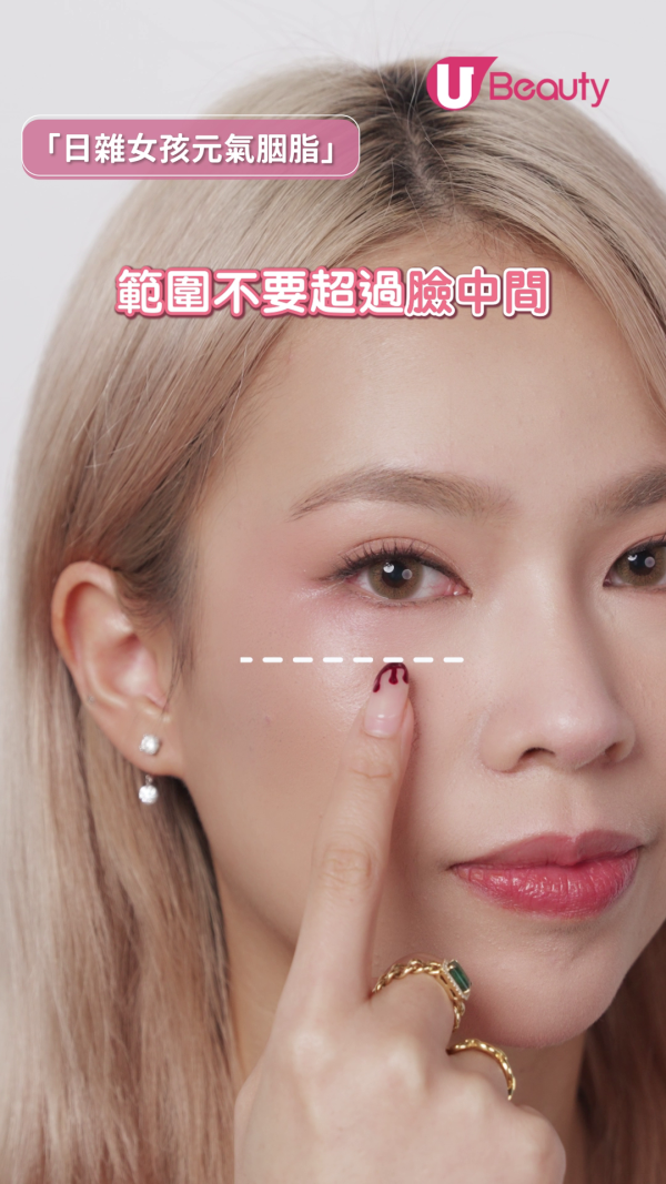 化妝師胭脂畫法位置教學