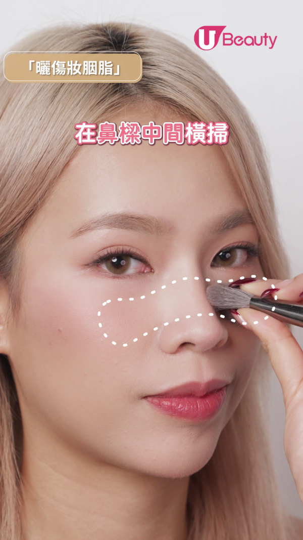 化妝師胭脂畫法位置教學