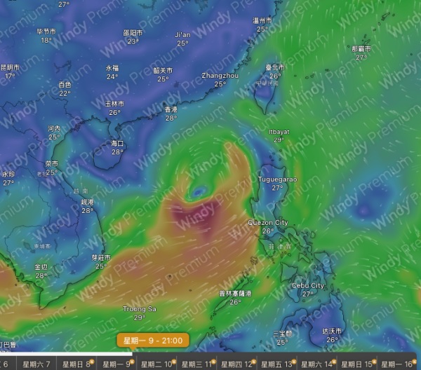 香港或打風？美國GFS預測熱帶氣旋恐生成 6.12最接近香港