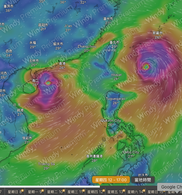 香港或打風？美國GFS預測熱帶氣旋恐生成 6.12最接近香港