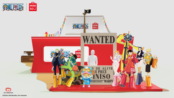 One Piece聯乘MINISO快閃店登陸旺角
