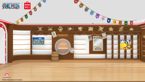 One Piece聯乘MINISO快閃店登陸旺角