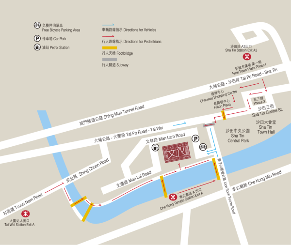 香港文化博物館位置圖