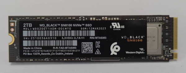 WD_BLACK SN8100 SSD 實測！Sandisk 升級 PCIe 5.0 首作！