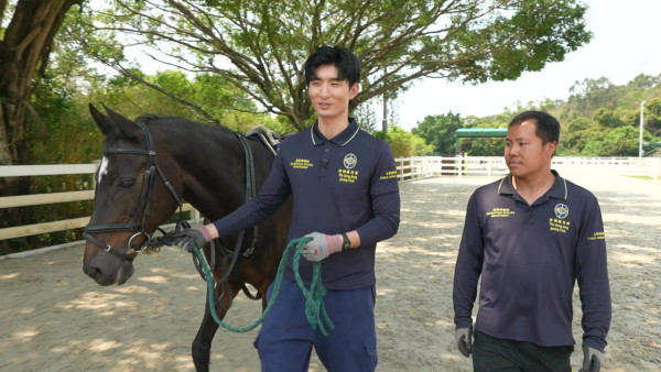 張馳豪Aska近距離接觸馬匹初體驗 落手清理馬糞親力親為大讚零異味