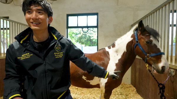張馳豪Aska近距離接觸馬匹初體驗 落手清理馬糞親力親為大讚零異味