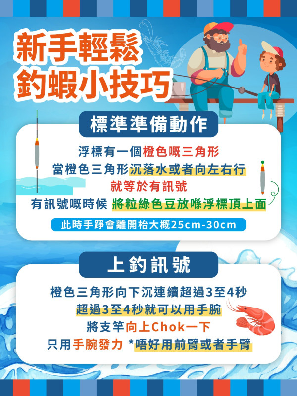 荔枝角室內釣蝦場2小時任釣！釣蝦王保底8隻蝦+免費烹調