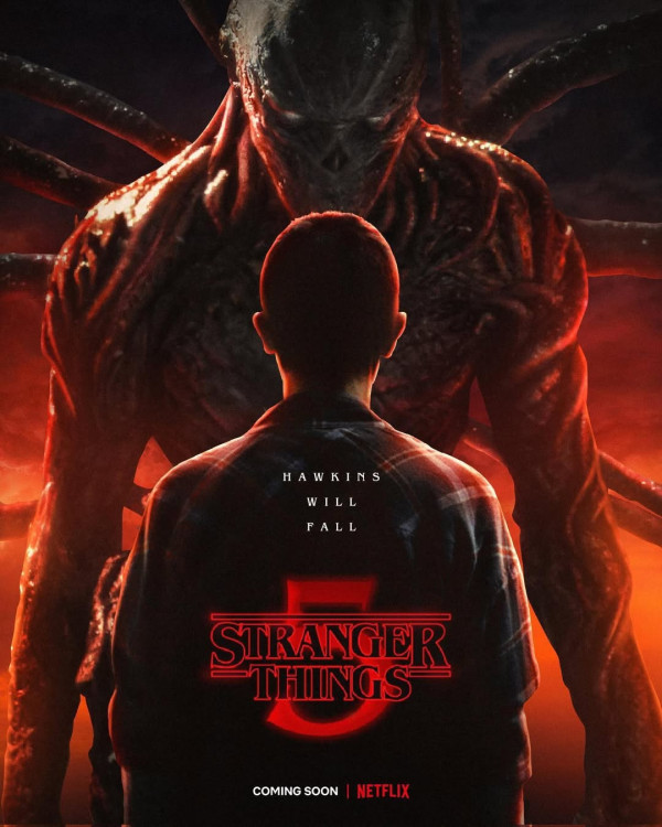網民自制海報(非官方)（圖片來源：IG@strangerthingsnetfliix）