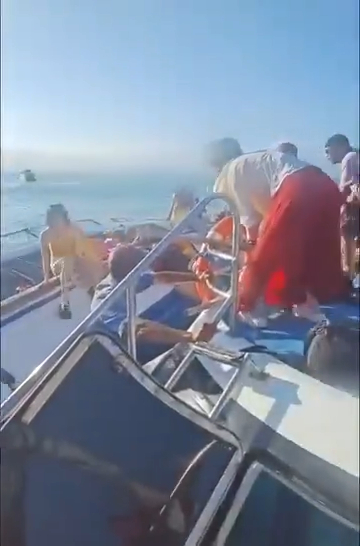 有片|峇里島89人遊艇開船3分鐘翻側沉沒 乘客破窗逃生畫面曝光!