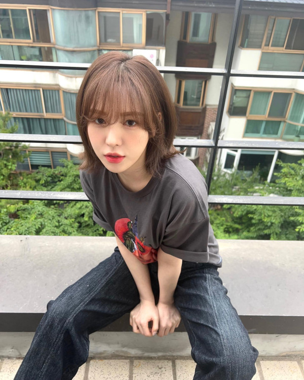 超短髮型推薦6.BEBE精靈短髮 - Wendy@Red Velvet