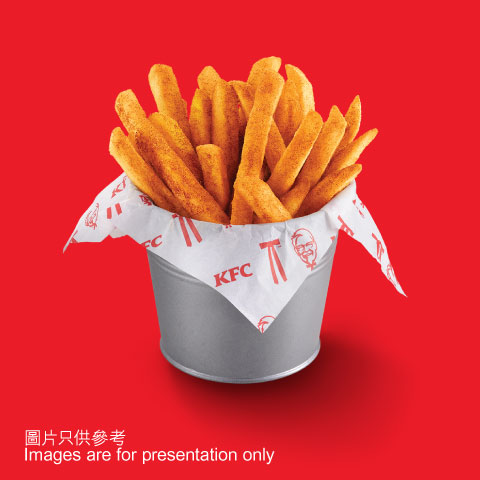 上午11時後$5粗薯條(普通)配卡真FING辣粉