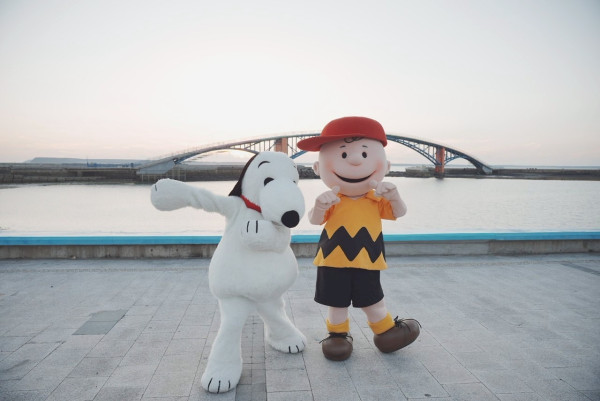 史努比人偶花火節見面會（圖片來源：Facebook@澎湖國際海上花火節）