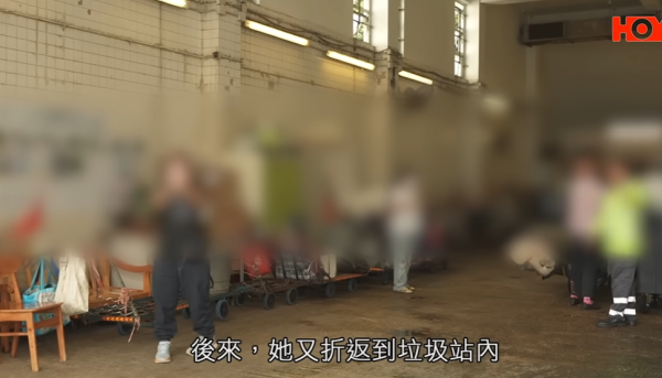 垃圾站成「私人停車場」，圖片來源︰一線搜查。