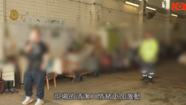 垃圾站成「私人停車場」，圖片來源︰一線搜查。