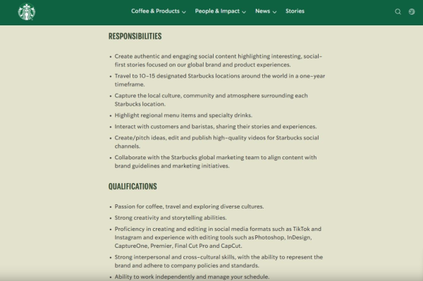 星巴克請人環遊世界一年 旅費全免薪金過百萬！只需滿足5大條件 