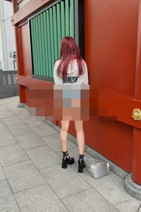 台女性感衣著遊淺草神社 引大批網友狂轟：丟台灣人的臉 