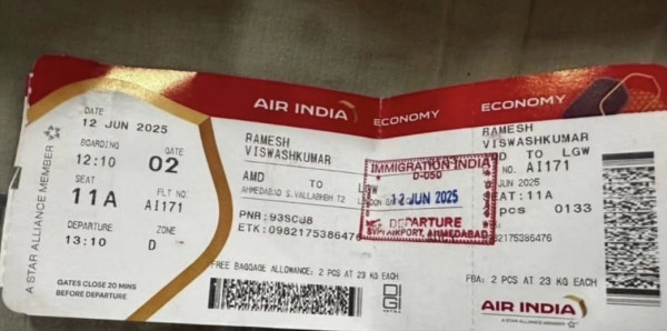 印度航空空難｜波音787客機起飛後墜毀 撞入醫學院宿舍恐近三百人罹難 一乘客生還【有片】