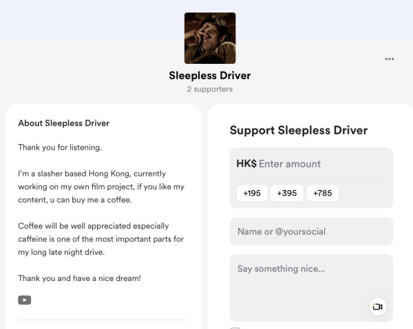 香港夜間的士司機「Sleepless Driver」車Cam片復刻90年代港產片  霓虹燈美景超夢幻！