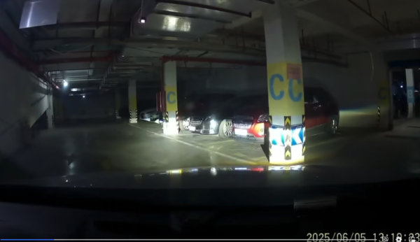 車cam直擊｜陰森停車場疑遇上吊事件 車主急急駛回地面 網民熱議：好明顯有人XX