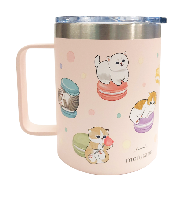mofusand 保溫杯（2 款）（$129／件）。