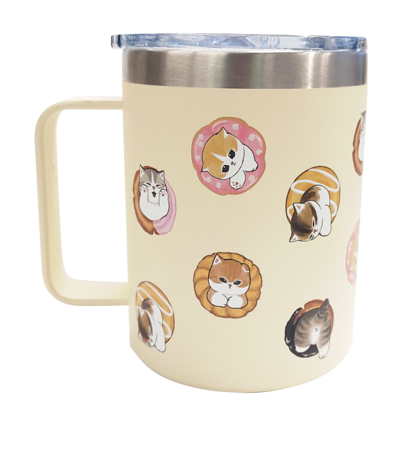 mofusand 保溫杯（2 款）（$129／件）。